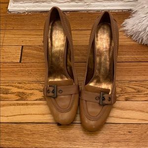 Nine West leather heels!